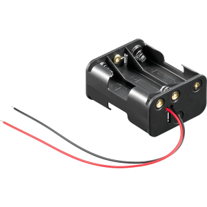 PORTABATTERIE 6XAA STILO 3+3 APERTO