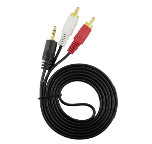 CAVO AUDIO DA JACK 3,5MM A RCA STEREO CONTATTI DORATI 1,5MT