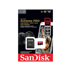 MEMORY CARD MICRO SD C10 SDHC SDXC 256GB EXTREME PRO A2 V30 200MB/s SANDISK
