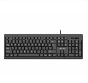 TASTIERA USB QWERTY SILENZIOSA 105 TASTI PHILIPS