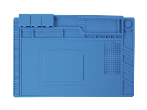 TAPPETO IN SILICONE PER SALDATURA RESISTENTE A 500° CON 3 AREE MAGNETICHE