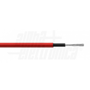 CAVO UNIPOLARE 4mm2 PER IMPIANTI FOTOVOLTAICI POSA PERMANENTE ESTERNA ROSSO