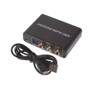 ESTRATTORE AUDIO HDMI ARC USCITA RCA 3,5MM OTTICA TOSLINK SPDIF