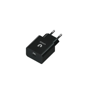 CARICATORE DA MURO 1 PRESA USB TYPE-C 5VDC 2,4A PD 18W NERO