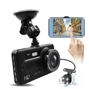 DASH CAM ANTERIORE POSTERIORE 170° CON DISPLAY 4" 5MP 1080P G-SENSOR TF MAX 32GB 5VDC