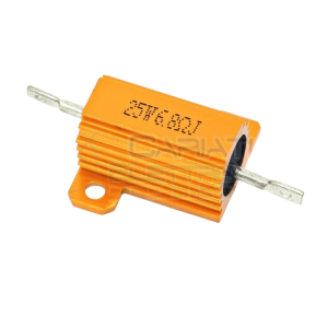 RESISTENZA CORAZZATA 6,8OHM 25W 5% CON TERMINALI A SALDARE