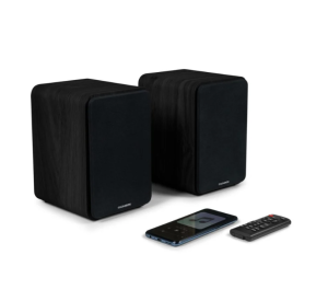 THOMSON COPPIA DI DIFFUSORI ATTIVI DA SCAFFALE  BLUETOOTH TOSLINK RCA 100WATT COLORE NERO