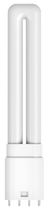 LAMPADA LED PL-L 4Pin 2G11 in Vetro, 8W, FA250°, 3000K, 220Vac, 1200LM, CRI80, 43,5*224mm, Classe D