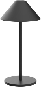 LAMPADA LED DA TAVOLO A BATTERIA IN METALLO 3000K/4000K/6500K TOUCH DIMMERABILE VARI COLORI