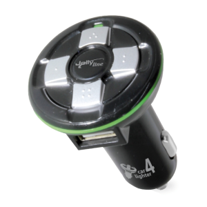 RADIOCOMANDO AUTOAPPRENDENTE 433MHZ-868MHZ 4 CANALI DA PRESA ACCENDISIGARI+USB