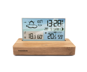 SVEGLIA STAZIONE METEO CON SENSORE ESTERNO WIRELESS DISPLAY LCD RETROILLUMINATO CT600