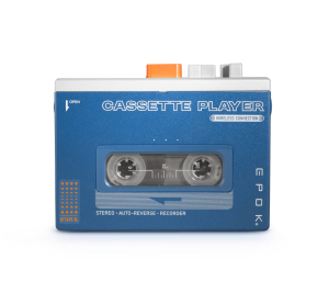 LETTORE DI CASSETTE A BATTERIA TX E RX BLUETOOTH 5.4 AUTOREVERSE REGISTRAZIONE + CUFFIE + CASSETTA