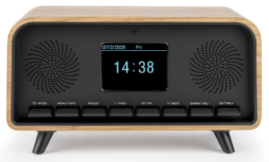 RADIOSVEGLIA VINTAGE CON DISPLAY FM DAB+ BLUETOOTH USB AUX TELECOMANDO 30W THOMSON