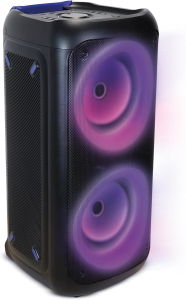 CASSA ATTIVA 2x8" RICARICABILE RGB BLUETOOTH 5.3 AUX USB MICRO SD MIC IN TWS 200W MOOOV