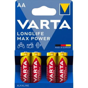 BATTERIA ALKALINA 1,5V AA LONGLIFE VARTA