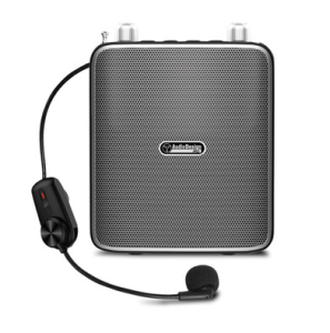 AMPLIFICATORE PER VOCE CON MICROFONO A FILO ARCHETTO ALTA POTENZA FM BLUETOOTH SD AUX AUDIODESIGN