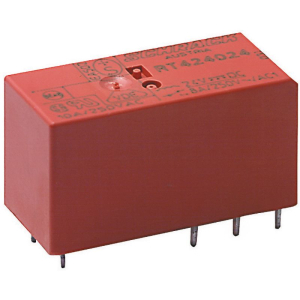 RELE' BOBINA 24VDC 1,44KOHM 400mW 1 SCAMBIO 250VAC 16A H15,7XL29XP12,7mm SPDT IP40 SCHRACK