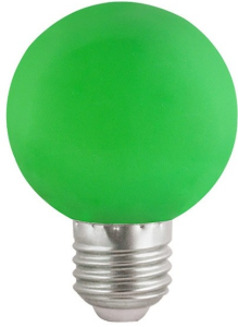 LAMPADINA LED E27 3W VERDE 180LM VITO