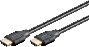 CAVO HDMI 2.1 CON ETHERNET 48GB/sec High Speed 3D ultra HD HDR fino a 8K@50/60Hz DORATO 2MT NERO