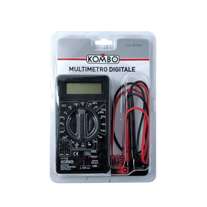 MULTIMETRO TESTER DIGITALE COMPATTO CAPACIMETRO TENSIONE CORRENTE