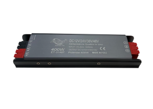 ALIMENTATORE SWITCHING INDUSTRIALE SLIM 12V/24V/36V/48VDC 400W 225x60x29mm