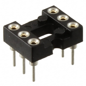 ZOCCOLO PER INTEGRATI 6 PIN PASSO 2.54mm TULIPANO