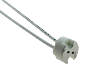 PORTALAMPADA TIPO G4 G5.3 G6.35 12V IN CERAMICA