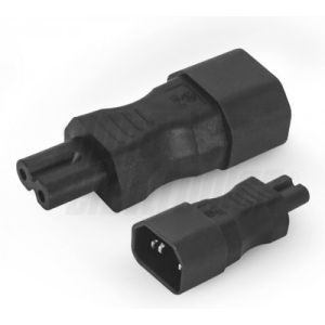 ADATTATORE DA PRESA C7 A SPINA C14 VDE DRITTO