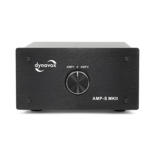 COMMUTATORE PER 1 O 2 AMPLIFICATORI E 1 COPPIA DI ALTOPARLANTI AMP-S MKII NERO DYNAVOX