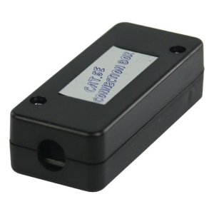 SCATOLA DI GIUNZIONE PER CAVI DI RETE LAN CAT.5E UTP NERA