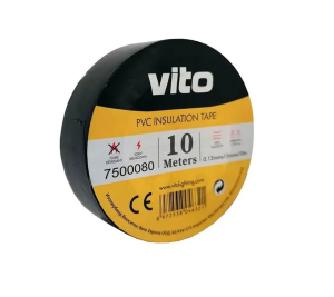 NASTRO ISOLANTE ADESIVO IGNIFUGO MAX 7KV 15mm 10MT NERO