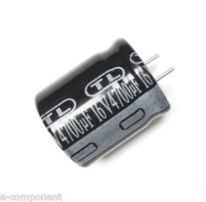 CONDENSATORE ELETTROLITICO RADIALE 4700uF 16V 105°