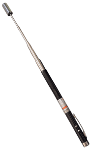 PENNA LASER+LUCE UV TELESCOPICA CON MAGNETE VARI COLORI