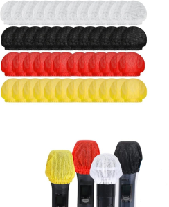 COPPIA DI COPERTURE USA E GETTA PER MICROFONO A GELATO VARI COLORI 2 MISURE