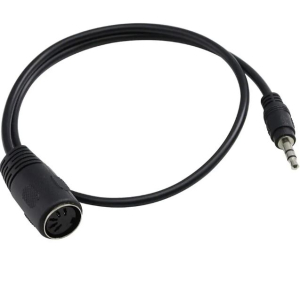 CAVETTO ADATTATORE MIDI DA PRESA DIN 5 POLI A SPINA JACK 3,5mm TRS 0,20cm QUIK LOK
