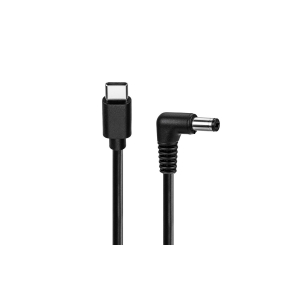 CAVO DA SPINA TYPE-C 5V 3A A SPINA DC 5,5x2,1mm 90° 1,5mt NERO