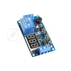 MODULO RELE' TEMPORIZZATORE TIMER PROGRAMMABILE CON DISPLAY 12V