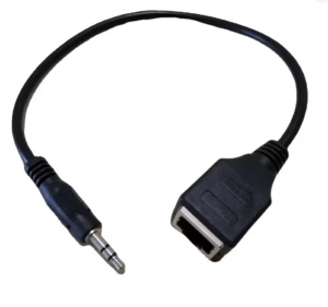 CAVETTO ADATTATORE DA JACK 3,5mm A PRESA RJ45 30cm