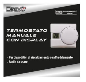TERMOSTATO MANUALE CON DISPLAY BRAVO