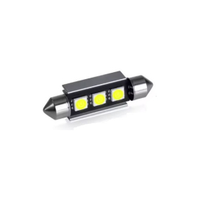 LAMPADINA LED A SILURO 3 SMD 6500K 300LM 12V 41mm