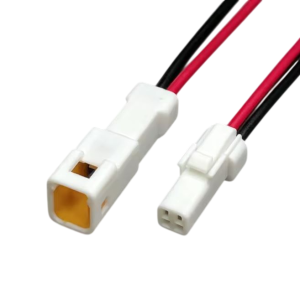 CONNETTORE JST JWPF 2 PIN IP68 MAX 75VDC 50VAC CAVO 15cm 22AWG MASCHIO O FEMMINA