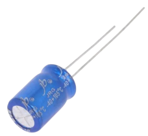 CONDENSATORE ELETTROLITICO RADIALE 105° 680uF 6,3VDC