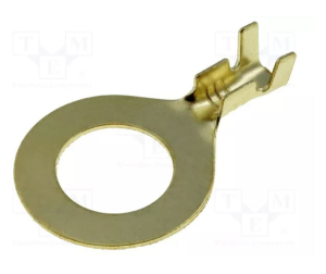 CONNETTORE A OCCHIELLO NON ISOLATO FORO M10 PER CAVI 0,8-2,5mm²
