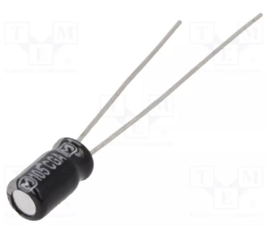 CONDENSATORE ELETTROLITICO RADIALE 105° 6,8uF 50VDC