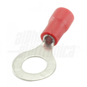 TERMINALE AD OCCHIELLO PREISOLATO - 6,5MM - ADATTO PER CAVO 0,5-1,5MM²