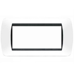 PLACCA BIANCO PURO IN PLASTICA 7 POSTI BTICINO LIVING