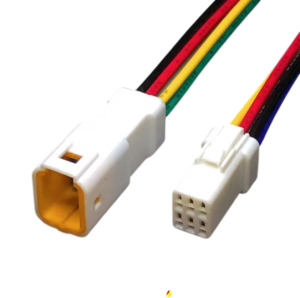 CONNETTORE JST JWPF 6 PIN IP68 MAX 75VDC 50VAC CAVO 15cm 22AWG MASCHIO O FEMMINA
