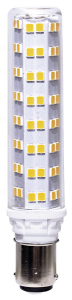 LAMPADA LED TUBOLARE T22 ST BA15D 8W 4000K 1000LM 220VAC 22*106mm
