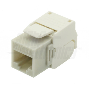 Presa Keystone 8P8C RJ45 non schermata - Cat6a - UTP - Crimpaggio senza utensile - Grigia