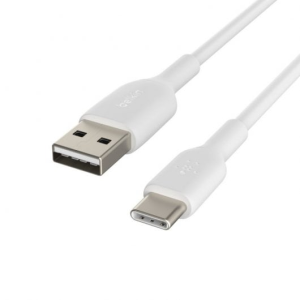 CAVO RICARICA + DATI USB/A A TYPE-C 3MT BIANCO